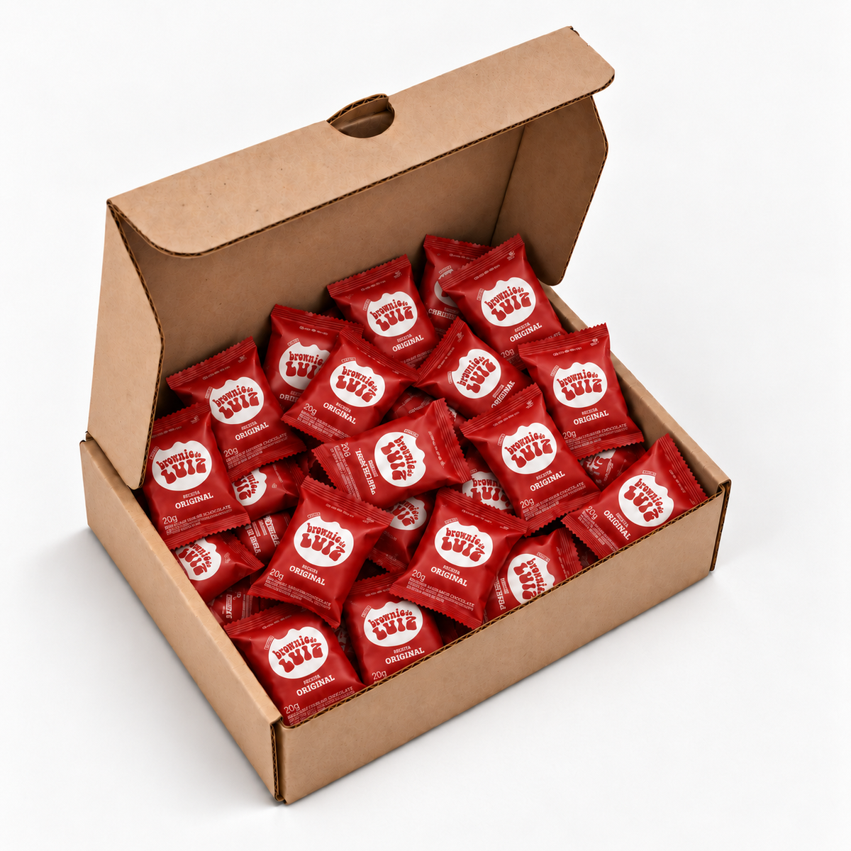 Nano Brownie Original – Caixa com 30 unidades