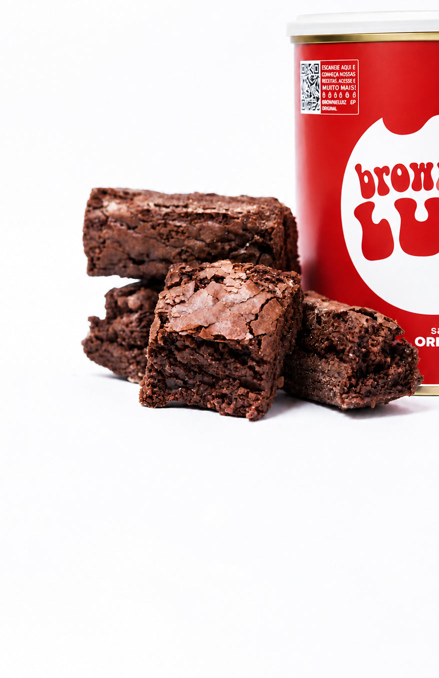 Lata Original Brownie do Luiz com casquinhas