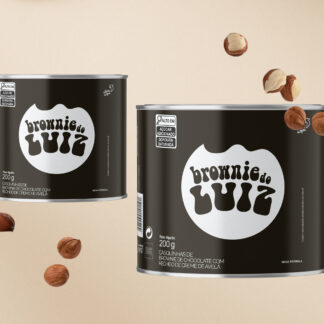 Casquinhas de Brownie com Creme de Avelã