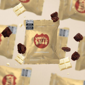 Brownie Recheado com Chocolate Branco