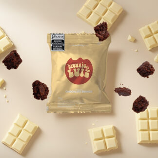 Brownie Recheado com Chocolate Branco