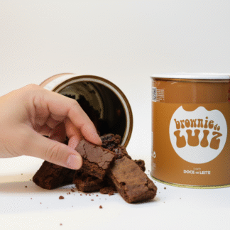 Casquinhas de Brownie com Doce de Leite | 2 latas