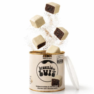 Bombom de Brownie Zero | Chocolate Branco